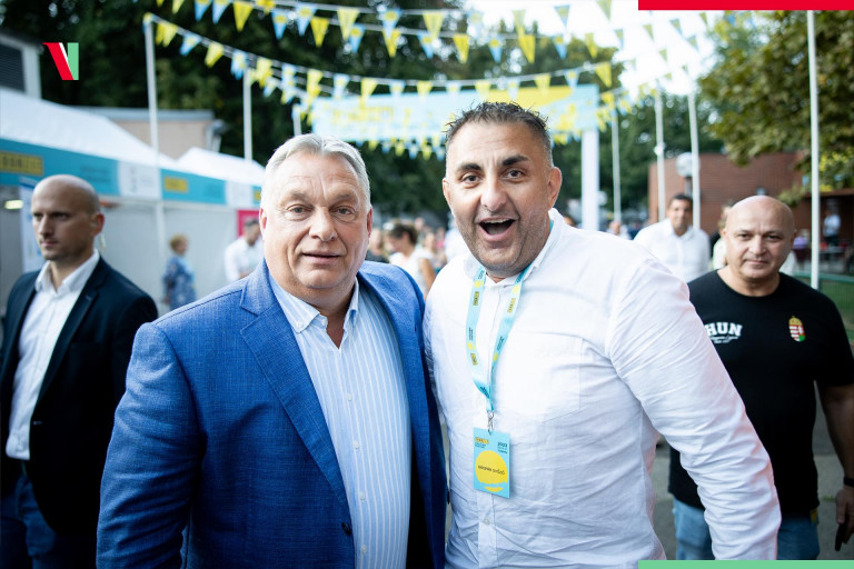 Az Orbánnal bohóckodó Győzike gusztustalannak tartja, hogy belekeverték a Fidesz és a Tisza csatározásába