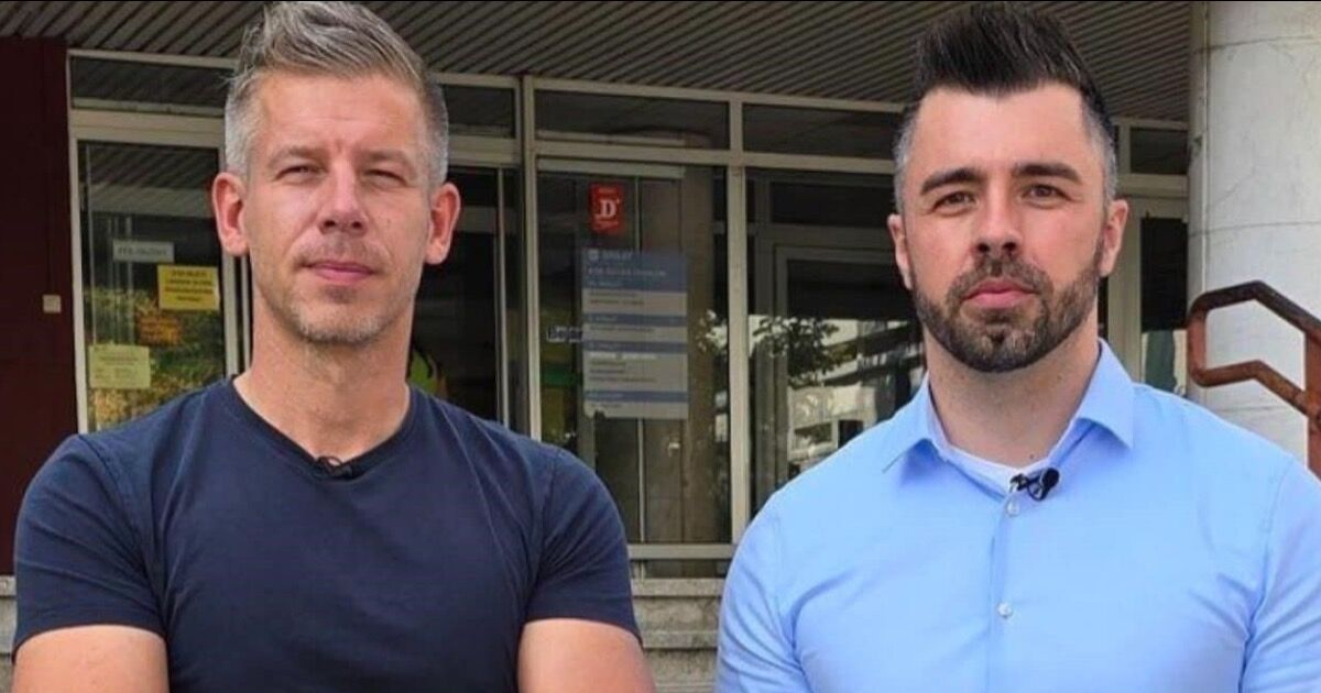 Civil biztonsági őrök próbálták megakadályozni Magyar Péteréket hogy bejussanak az ápolási osztályra